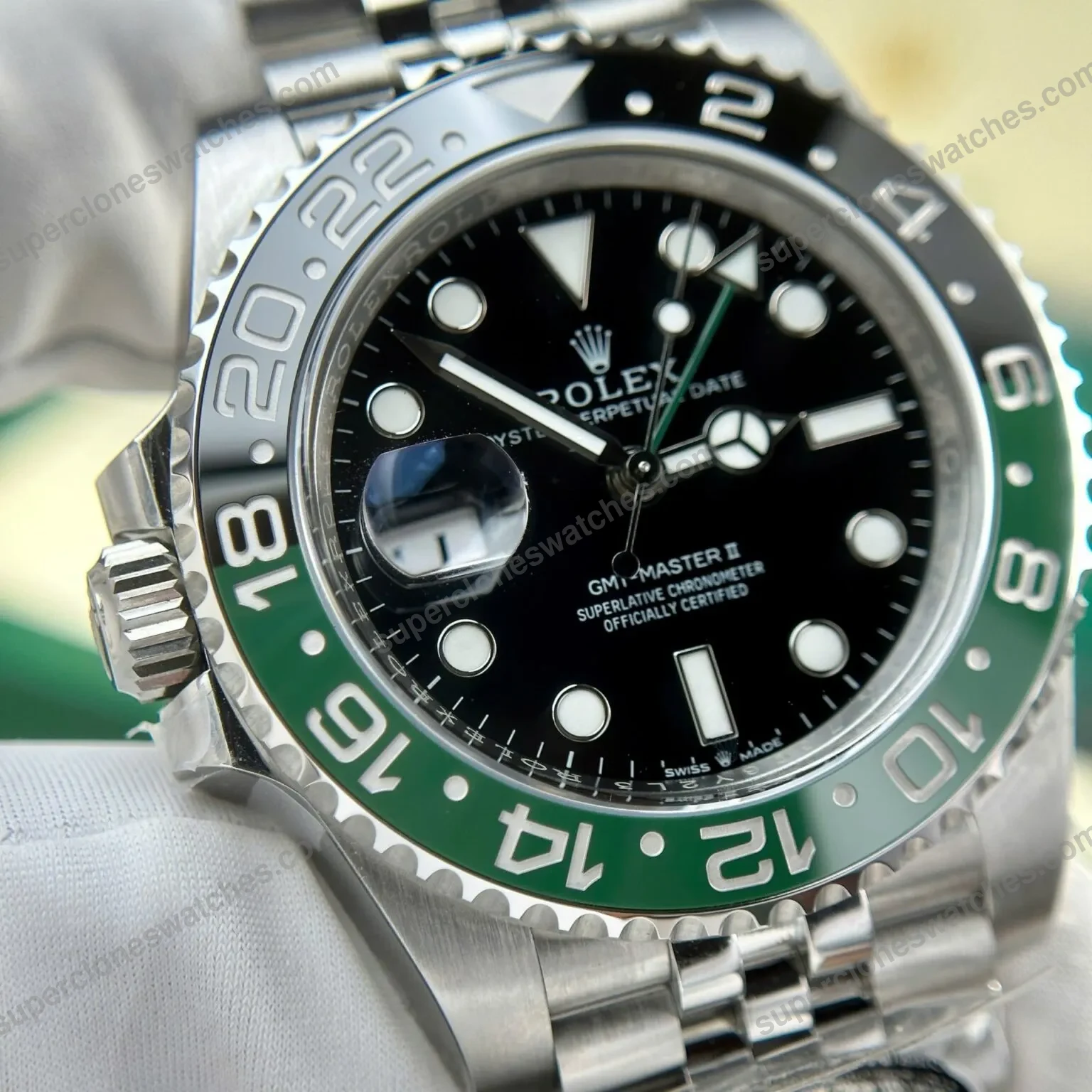 Super-Clone-Rolex-GMT-Master-II-Sprite-126720VTNR-5