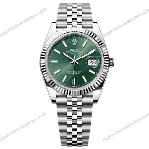 Super-Clone-Rolex-Datejust-Green-Dial-126334-Jubilee-41-mm-1