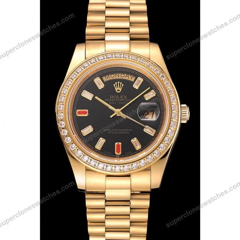 Super-Clone-Rolex-Day-Date-Black-Dial-1454101-36-mm-2