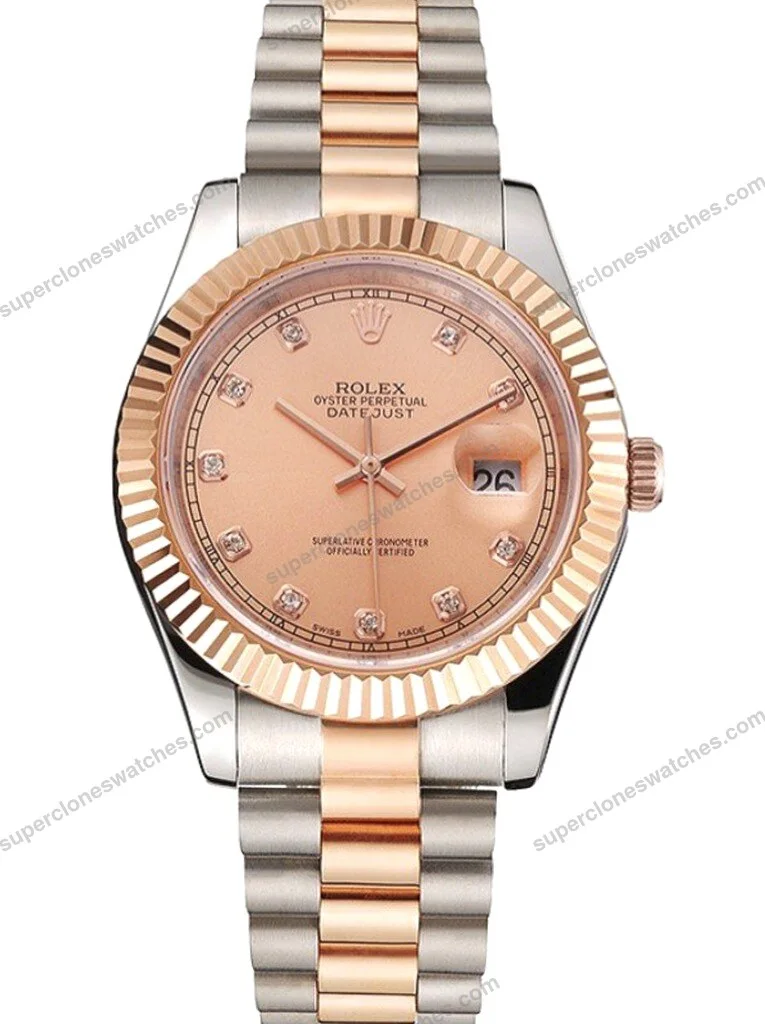 Super-Clone-Rolex-Datejust-Rose-Gold-Dial-REP016816-41-mm-1