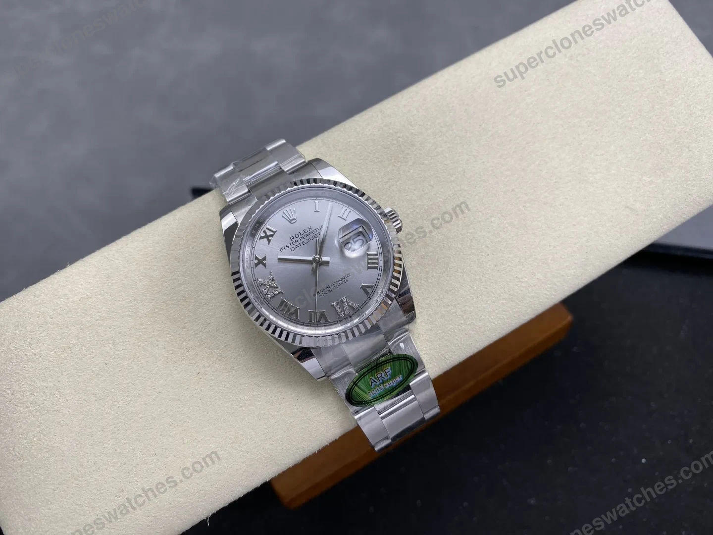 super-clone-rolex-datejust-silver-roman-diamond-dial-126234-0030-36-mm-view-4