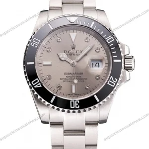 Super-Clone-Rolex-Submariner-Silver-Dial-PR16233S-1