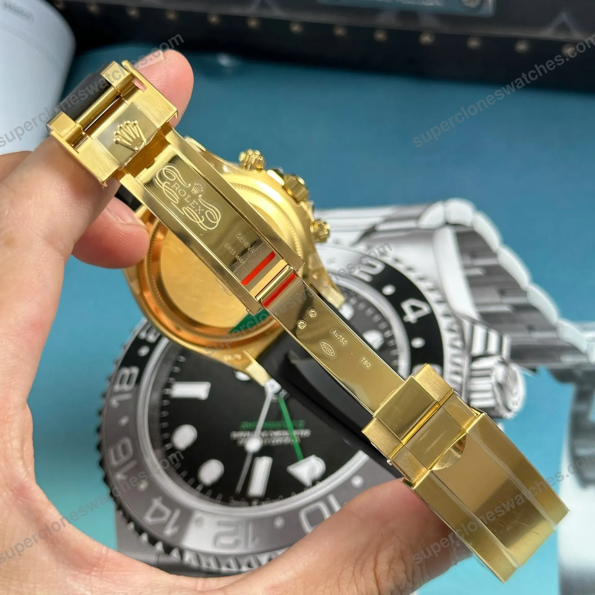 Super-Clone-Rolex-Daytona-126518LN-Turquoise-Dial-Alcaraz-12