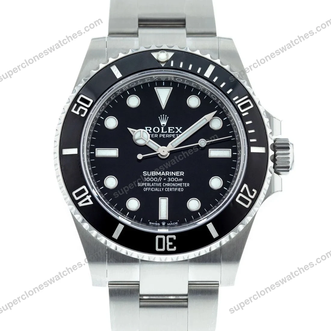Super-Clone-Rolex-Submariner-Black-Dial-124060-No-Date-2