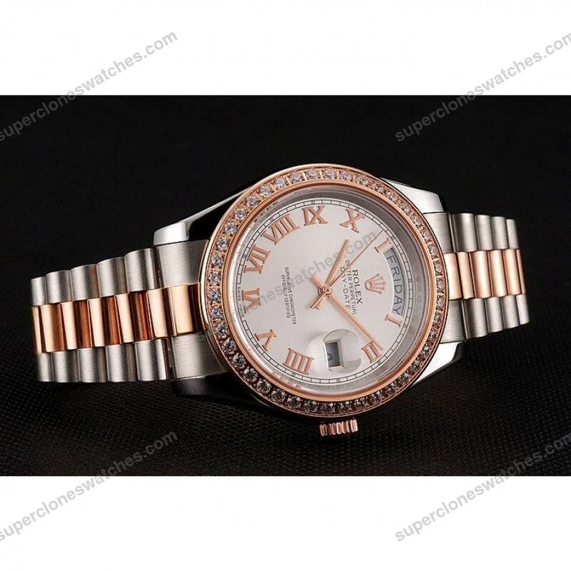 Super-Clone-Rolex-Day-Date-White-Dial-1454108-40-mm-5