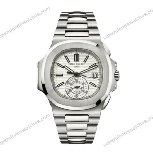 Super-Clone-Patek-Philippe-Nautilus-Chronograph-59801A-019-40.5mm-White-Dial-1