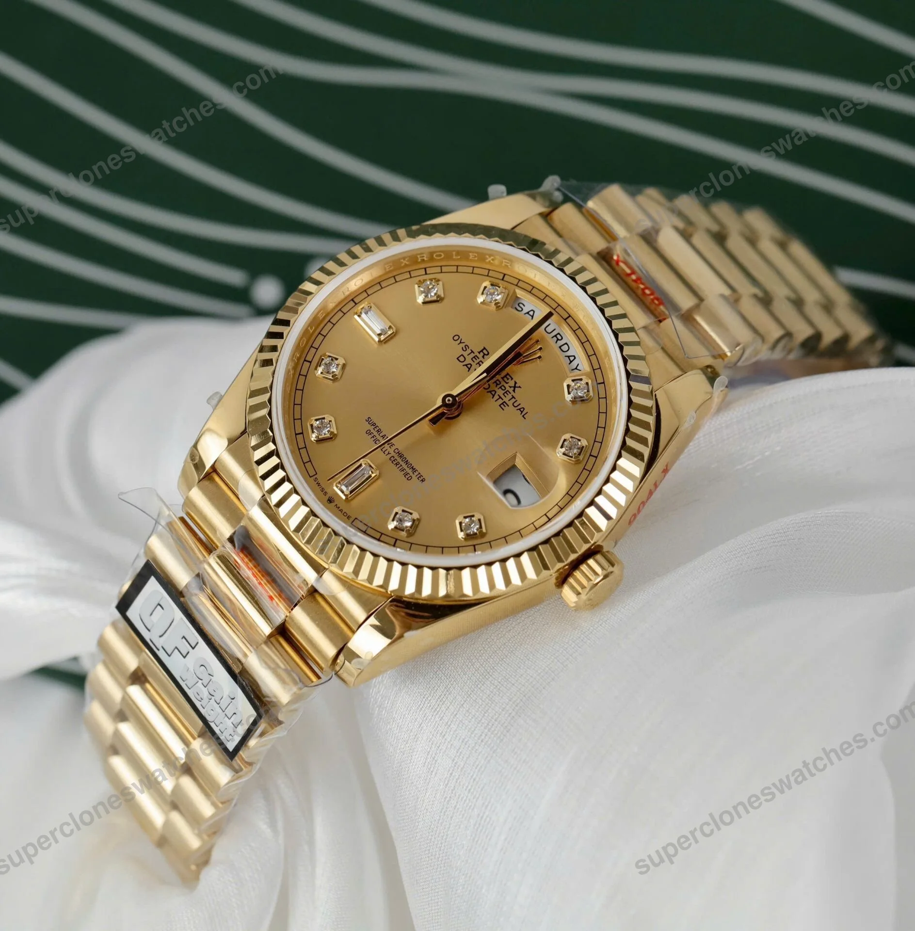 Super-Clone-Rolex-Day-Date-Champagne-Diamond-Dial-128238-0008-36-mm-4
