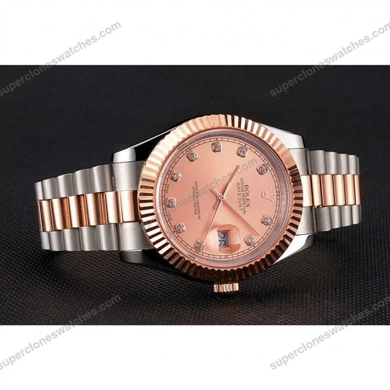Super-Clone-Rolex-Datejust-Rose-Gold-Dial-REP016816-41-mm-4