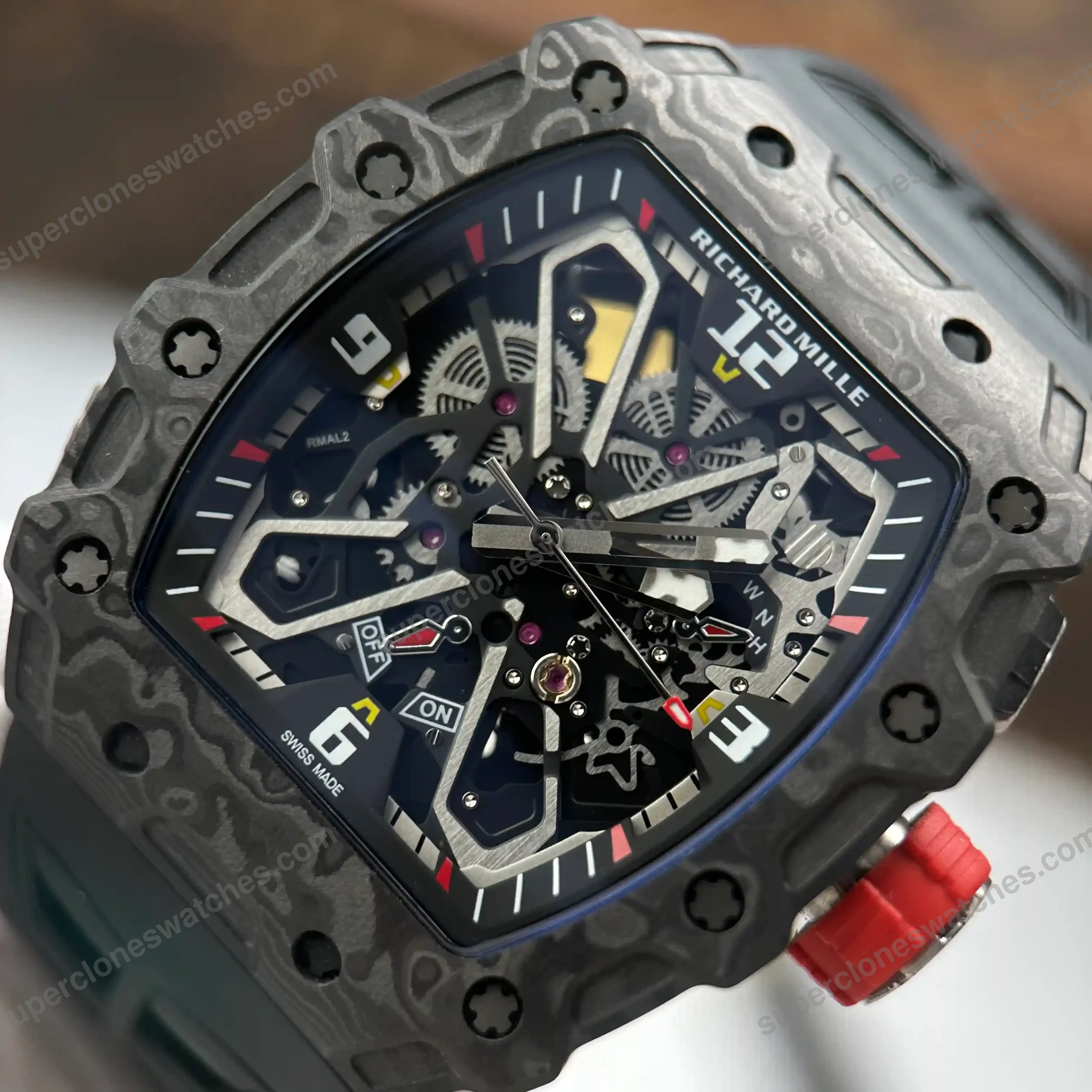 Super-Clone-Richard-Mille-RM-35-03-Richard-Mille-Rafael-Nadal-Carbon-TPT-43mm-5