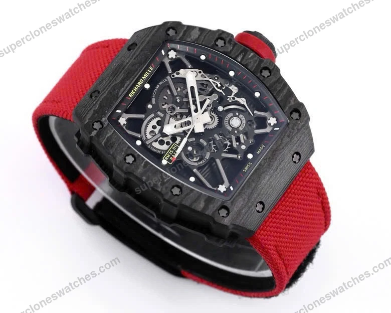 Super-Clone-Richard-Mille-RM-35-01-Richard-Mille-Rafa-Cacbon-NTPT-White-Strap-42-2