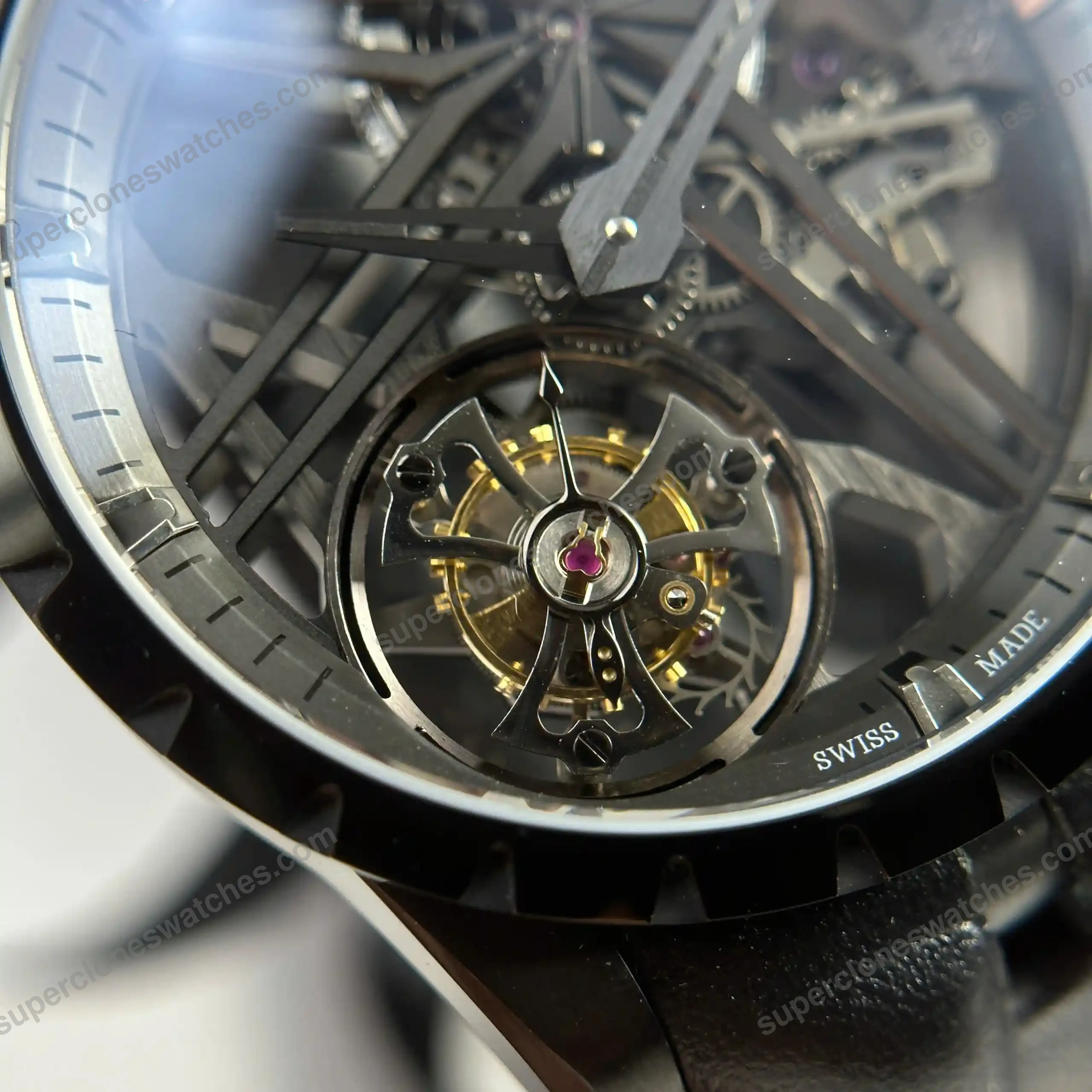 Super-Clone-Roger-Dubuis-Excalibur-Grey-Dlc-Titanium-RDDBEX0889-42mm-8211-5