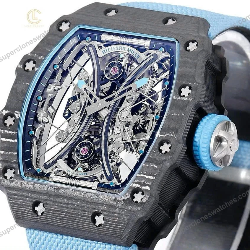 Super-Clone-Richard-Mille-RM-53-01-Richard-Mille-Pablo-Mac-Donough-42mm-Carbon-4