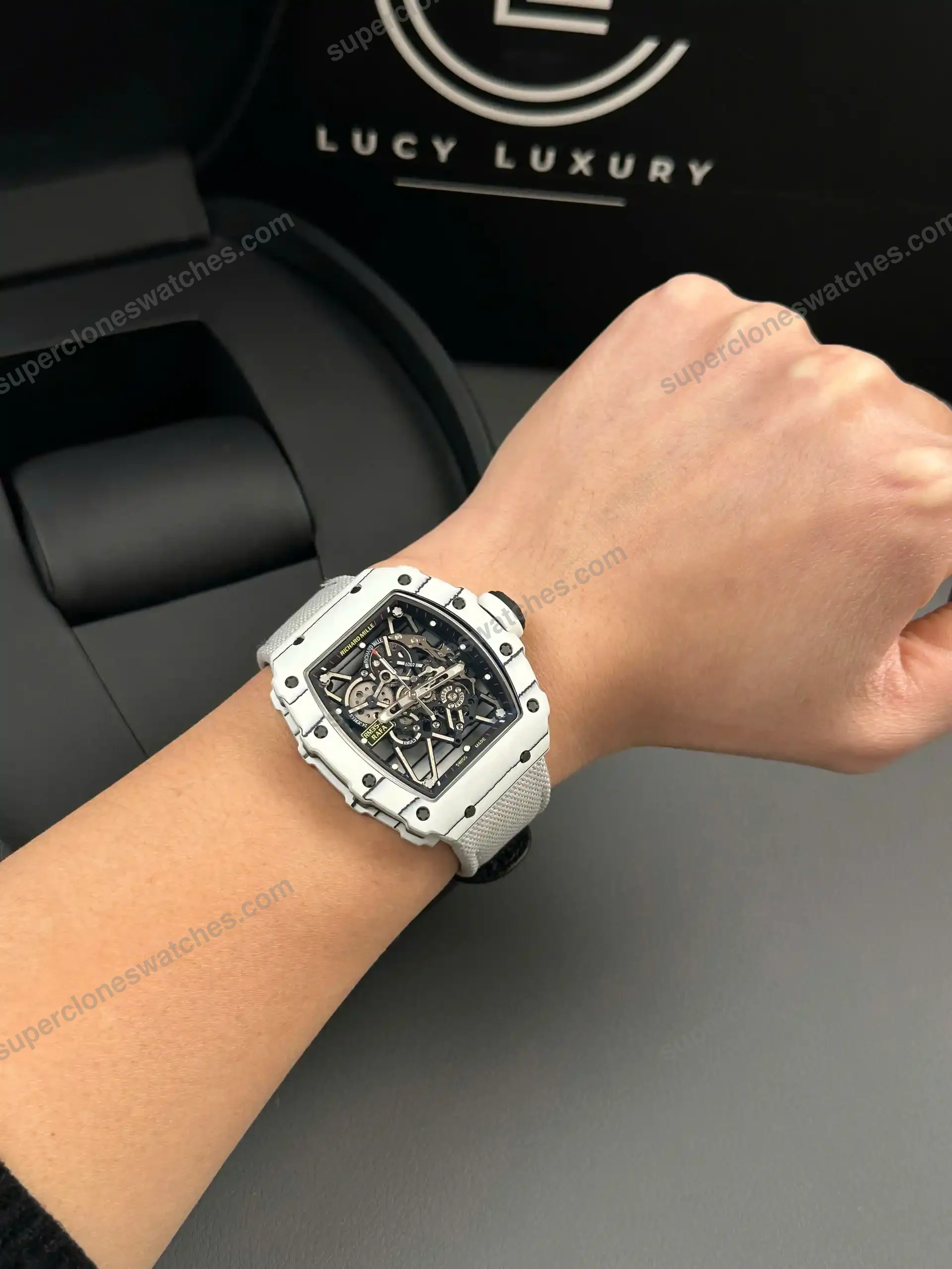 Super-Clone-Richard-Mille-RM-35-01-RICHARD-MILLE-Rafa-White-Cacbon-NTPT-42mm-9