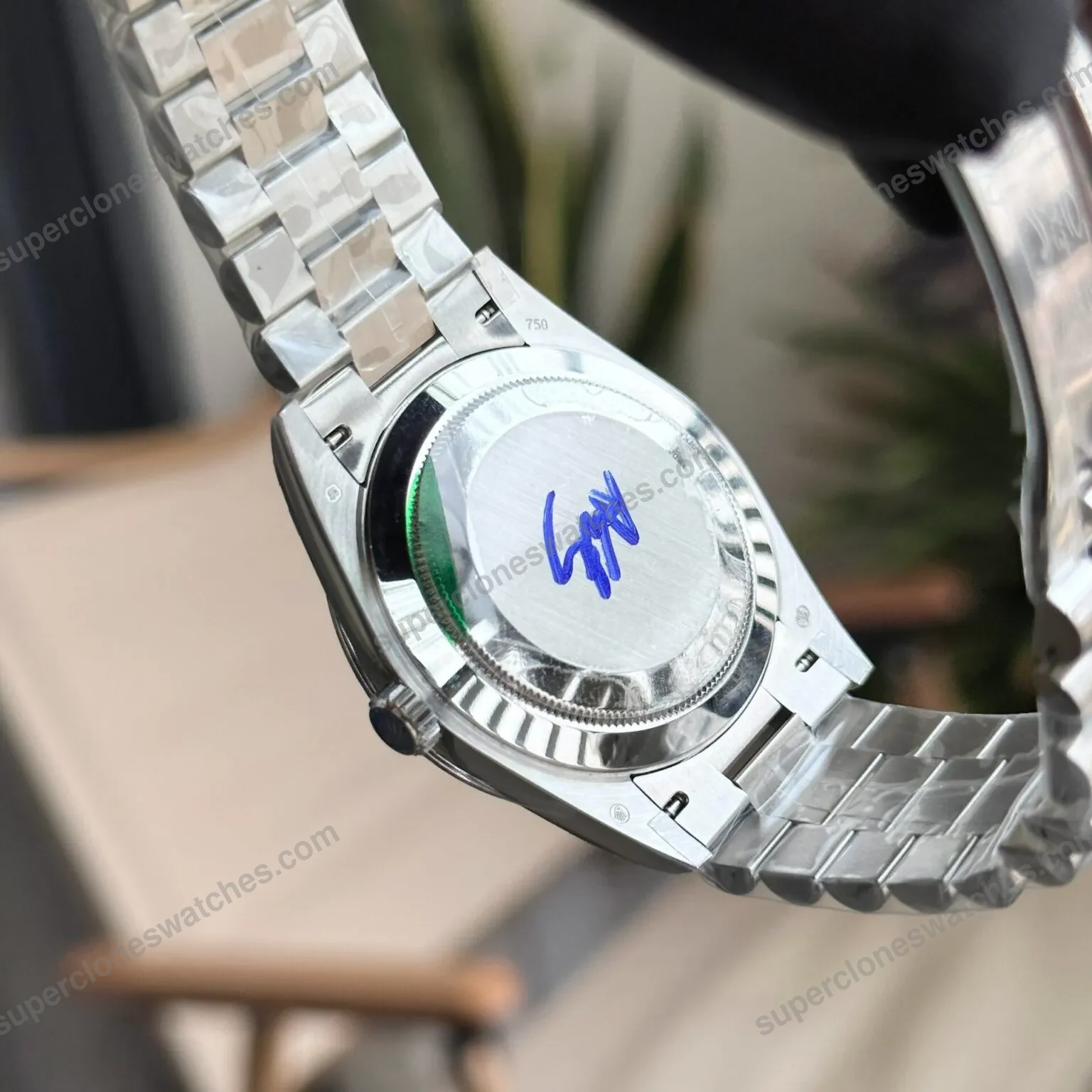 Super-Clone-Rolex-Day-Date-Meteorite-Diamond-Dial-228236-0011-40-mm-6