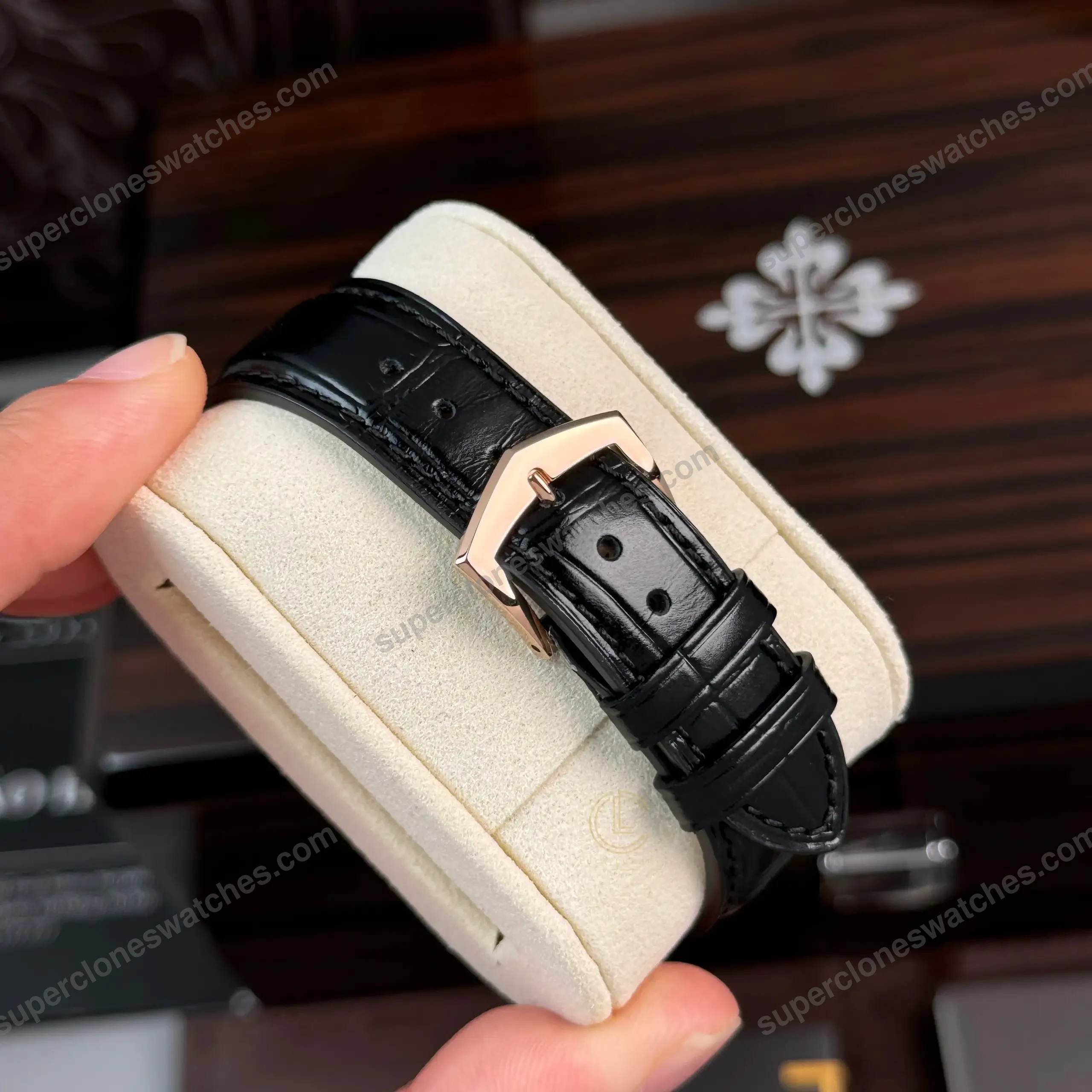 Super-Clone-Patek-Philippe-Annual-Calendar-40mm-White-Dial-5205R-001-5