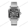 Super-Clone-Cartier-Santos-De-Cartier-Ceramic-CRWSSA0037-39.8mm-Miyota.9015-1