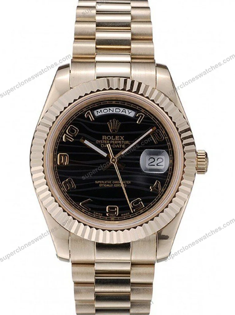 Super-Clone-Rolex-Day-Date-Black-Dial-41998-40-mm-1