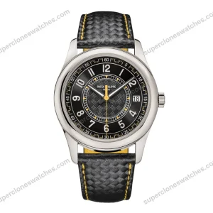 Super-Clone-Patek-Philippe-Calatrava-6007A-Steel-40mm-Ebony-Black-Dial-1