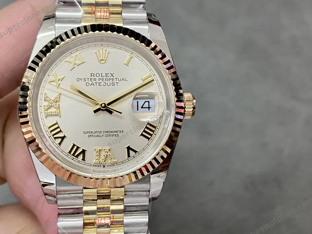 super-clone-rolex-datejust-silver-roman-diamond-dial-126233-0031-36-mm-view-2