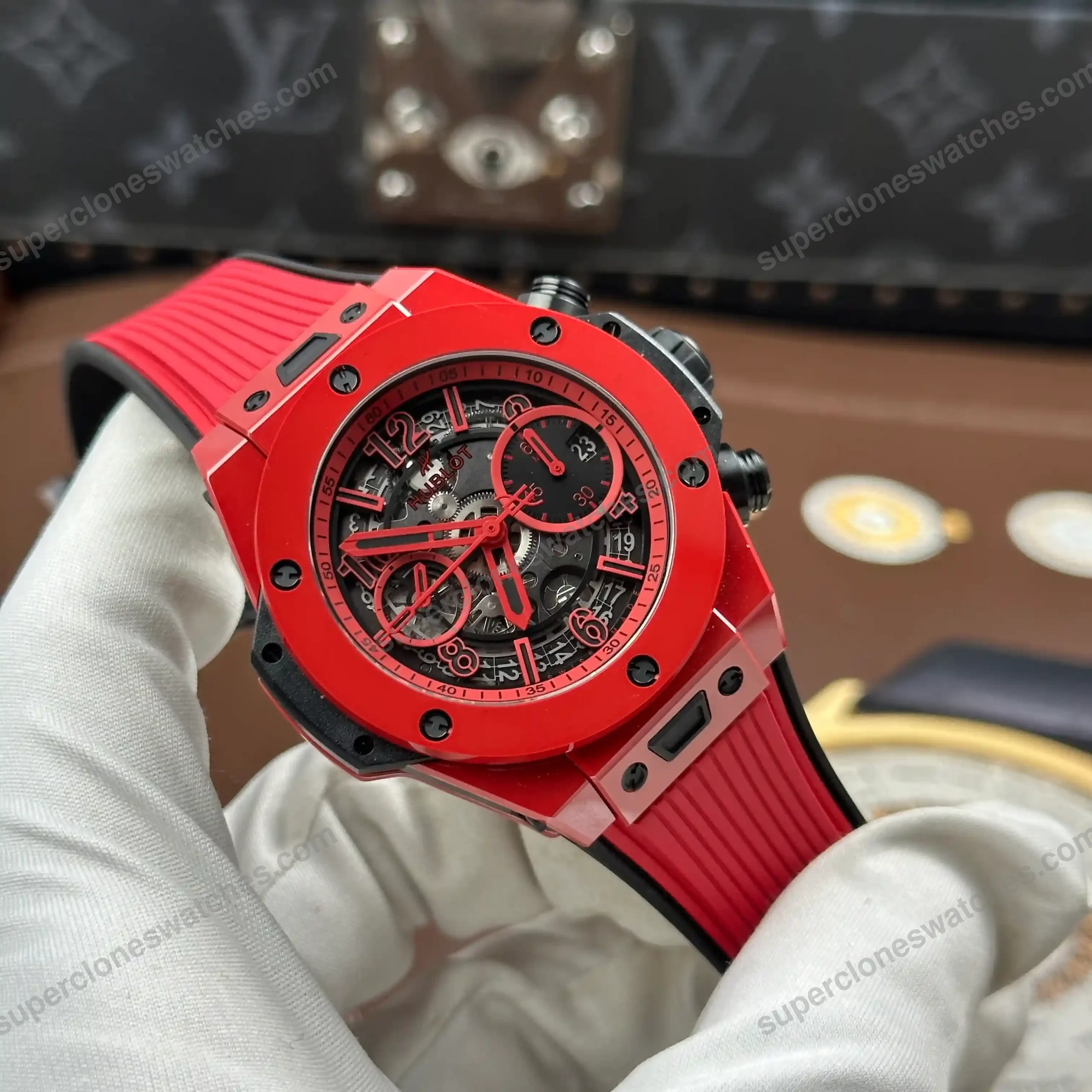 Super-Clone-Hublot-Big-Bang-Unico-Red-Magic-Flyback-Chronograph-42mm-8211-3