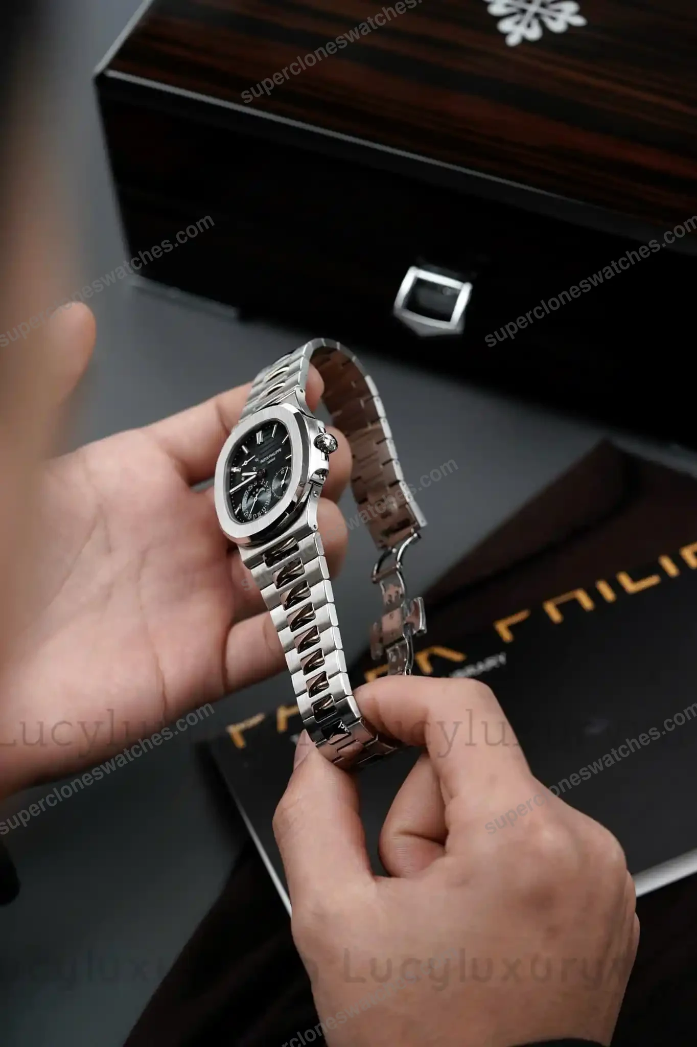 Super-Clone-Patek-Philippe-Nautilus-57121A-001-Blue-Steels-11
