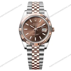 Super-Clone-Rolex-Datejust-Chocolate-Dial-126331-Jubilee-41-mm-1