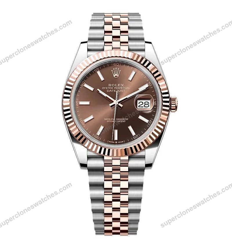 Super-Clone-Rolex-Datejust-Chocolate-Dial-126331-Jubilee-41-mm-1
