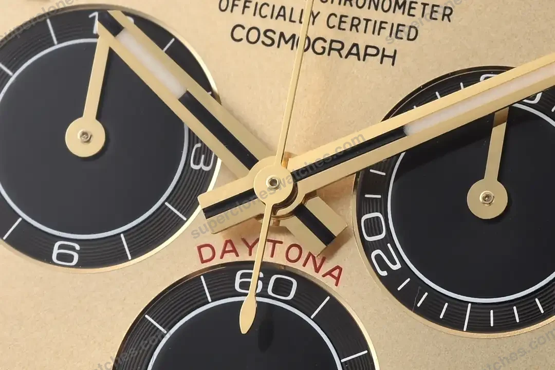 Super-Clone-Rolex-Daytona-Golden-Dial-126518LN-Pikachu-9