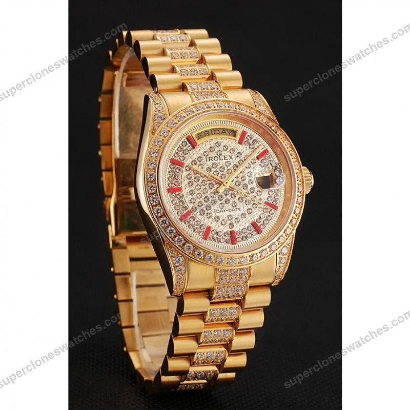 Super-Clone-Rolex-Day-Date-Gold-Dial-1453960-37-mm-2