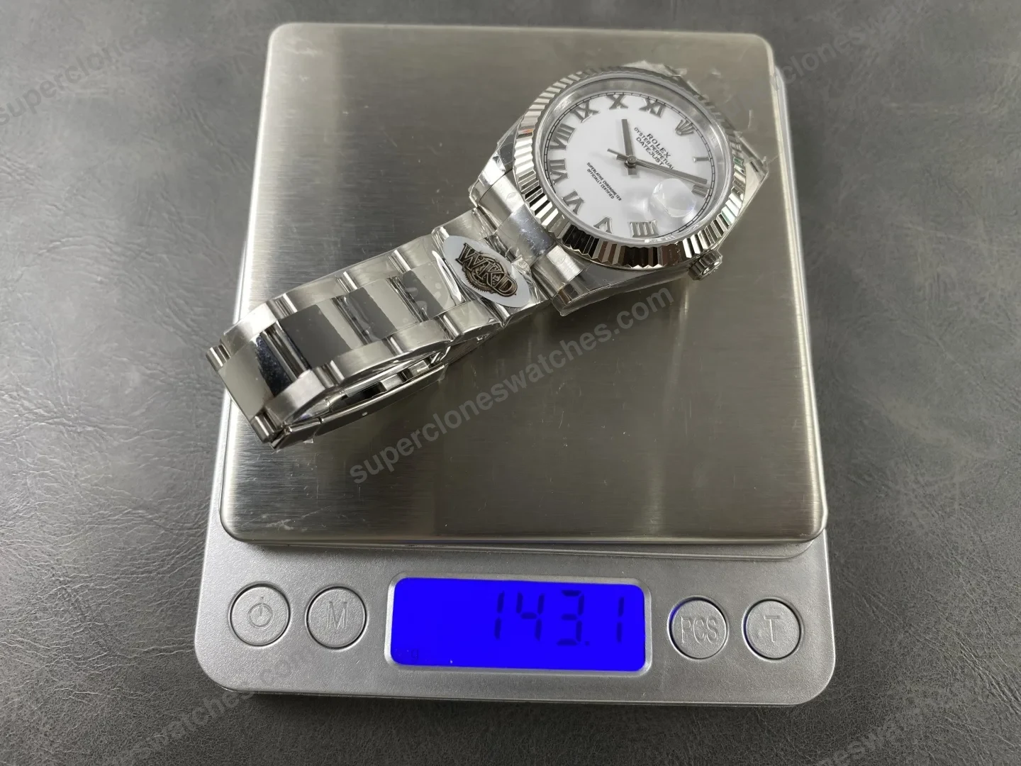 super-clone-rolex-datejust-white-roman-dial-126334-0023-41-mm-view-10