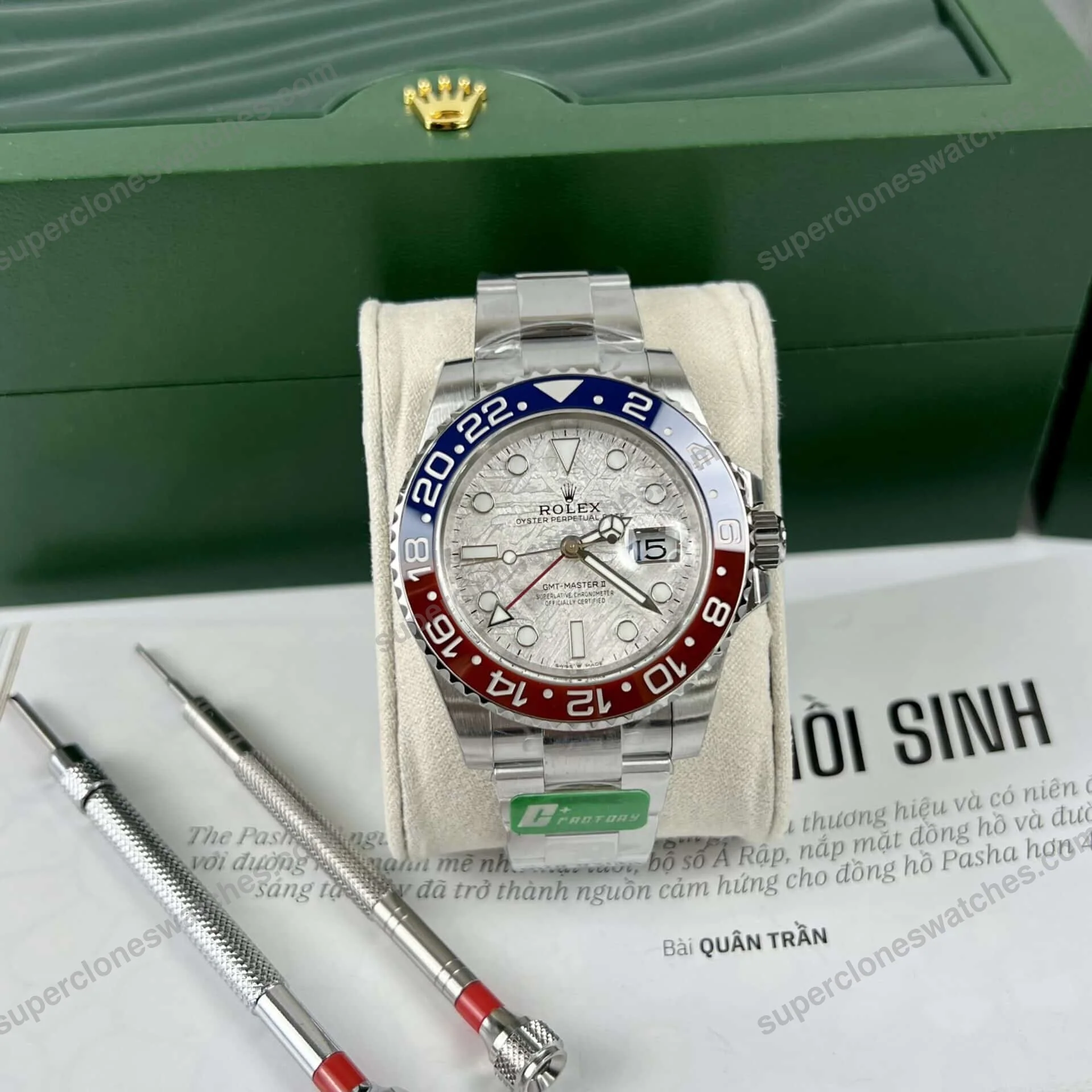 Super-Clone-Rolex-GMT-Master-II-Meteorite-Dial-126719BLRO-Superman-Oyster-2