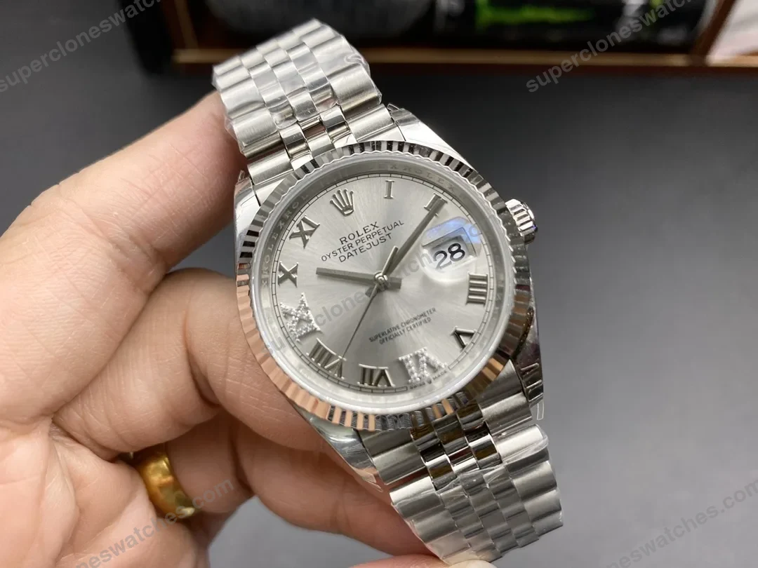 super-clone-rolex-datejust-silver-roman-diamond-dial-126234-0029-36-mm-view-4