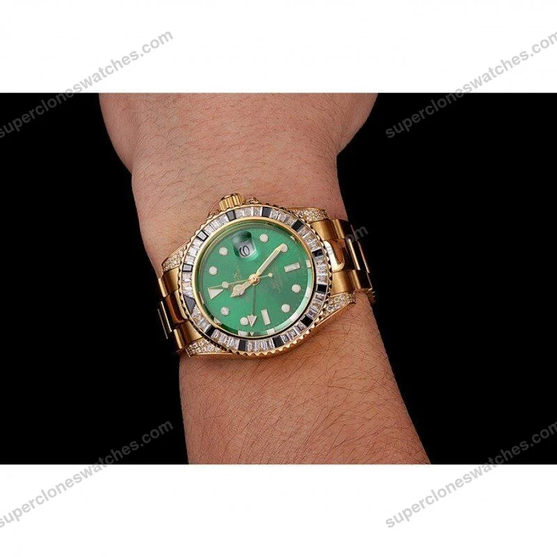 Super-Clone-Rolex-GMT-Master-II-Green-Dial-1453748-10