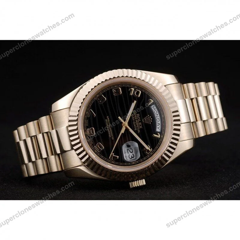 Super-Clone-Rolex-Day-Date-Black-Dial-41998-40-mm-4