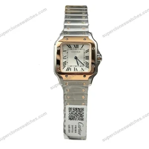 Super-Clone-Cartier-Santos-De-Cartier-Small-Model-Demi-Rose-Gold-8211-1