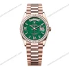 Super-Clone-Rolex-Day-Date-Green-Aventurine-Diamond-Dial-128345rbr-0068-36-mm-1