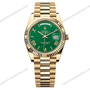 Super-Clone-Rolex-Day-Date-Green-Dial-228238-0061-40-mm-1