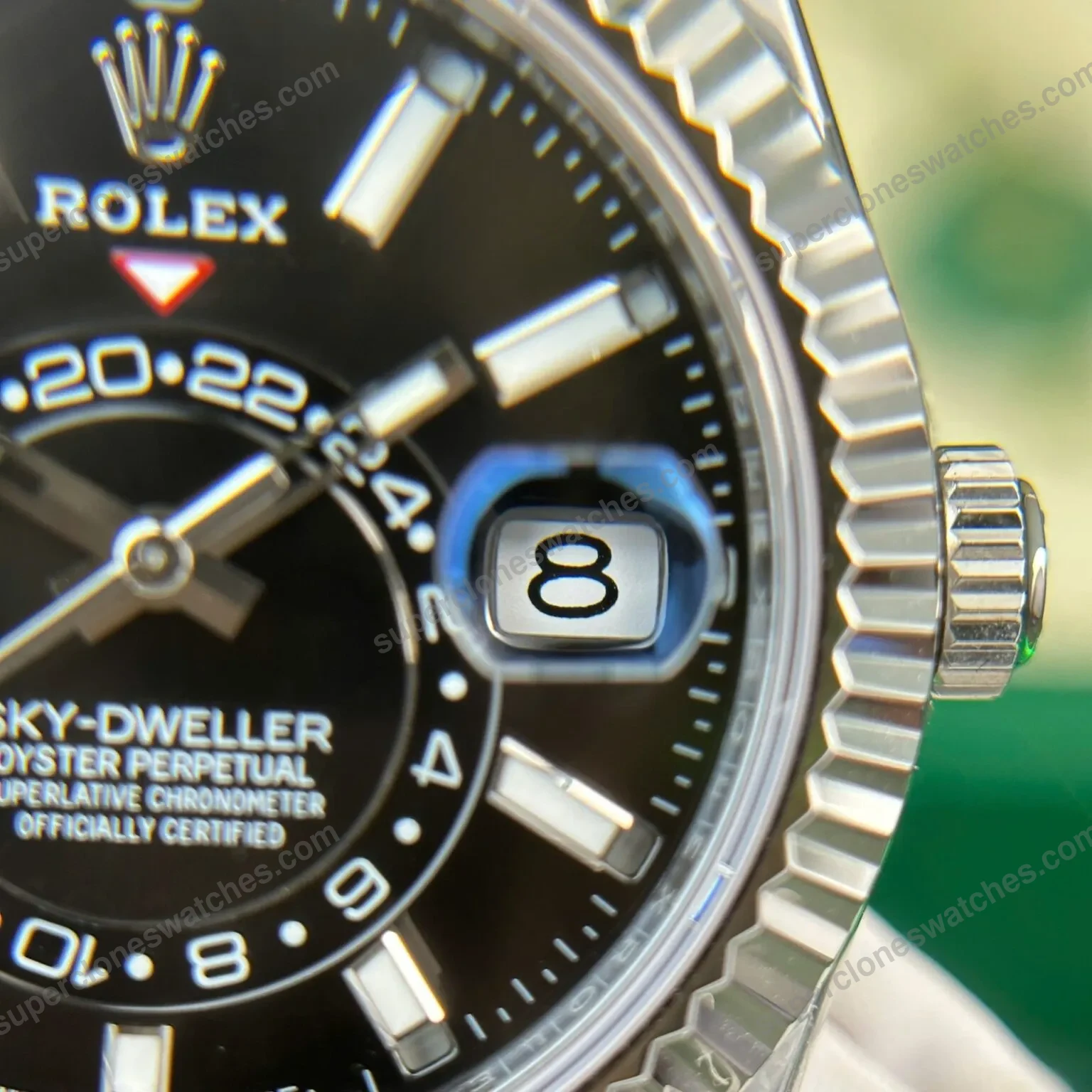 Super-Clone-Rolex-Sky-Dweller-Bright-black-Dial-336239-8