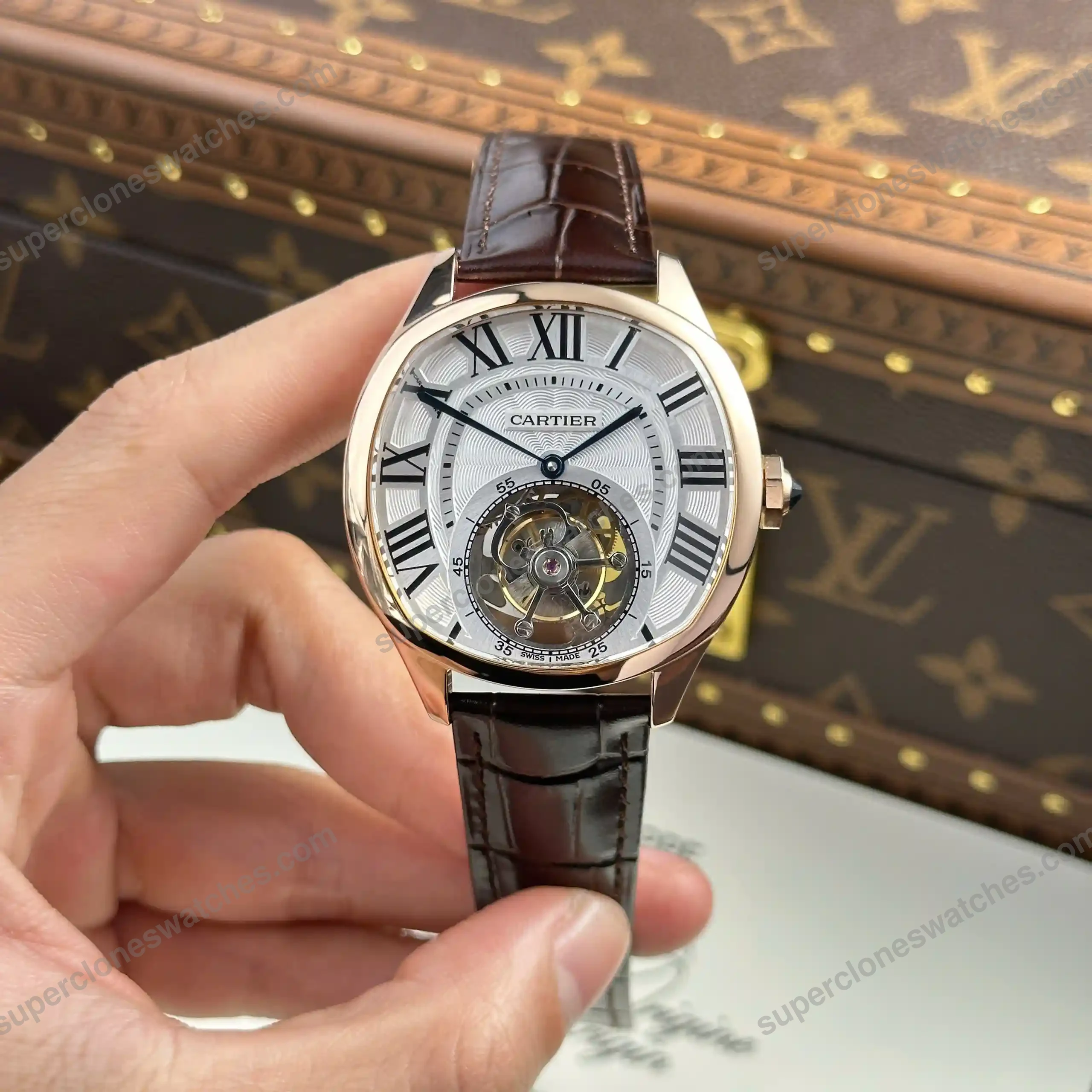Super-Clone-Cartier-Drive-de-Cartier-Flying-Tourbillon-W4100013-47mm-3