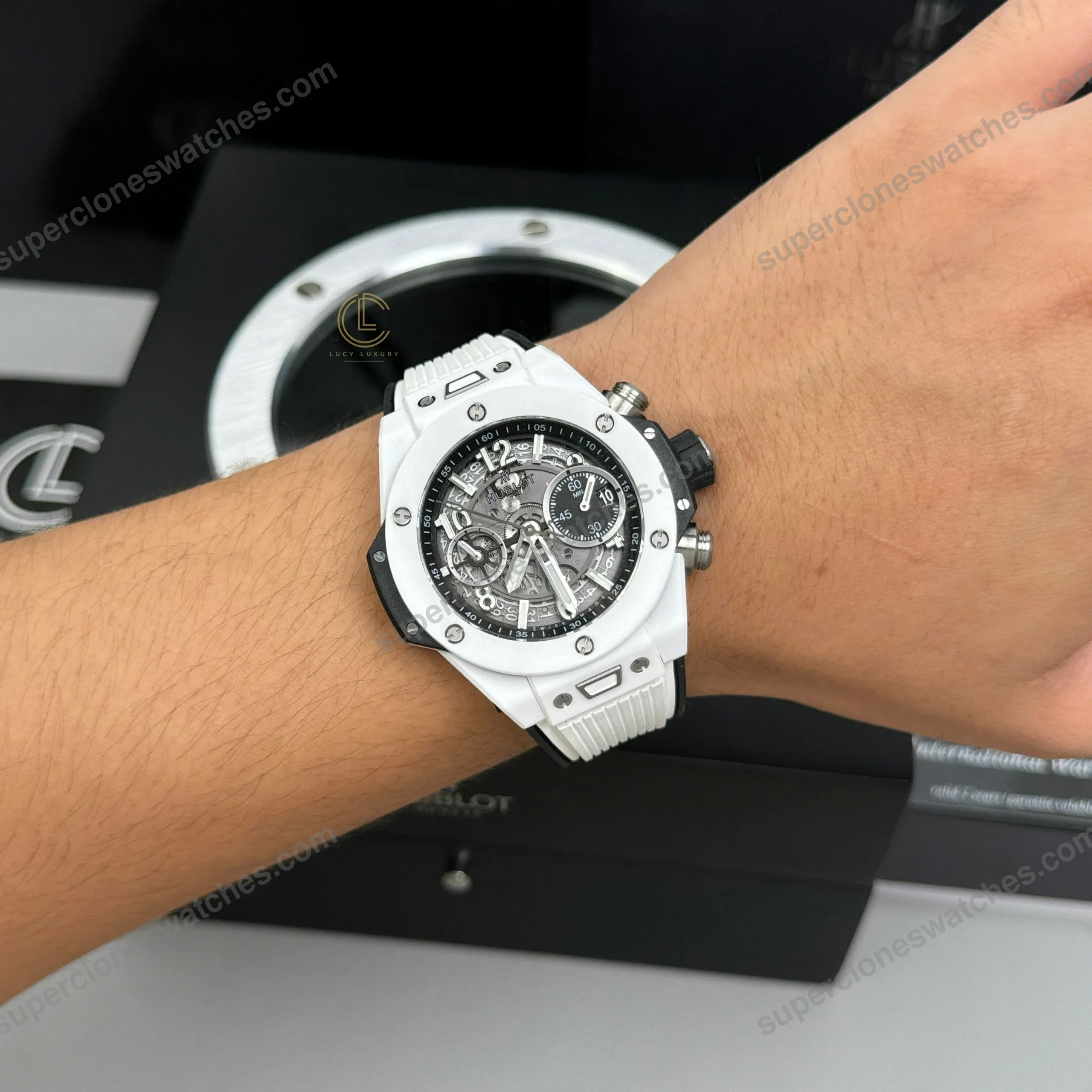 Super-Clone-Hublot-Big-Bang-Unico-White-Ceramic-421.HX_.1170.RX-44mm-4