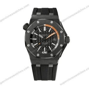 Super-Clone-Audemars-Piguet-Royal-Oak-Offshore-Diver-15707-42mm-Black-Dial-Ceram-1