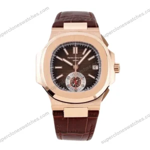 Super-Clone-Patek-Philippe-Nautilus-5980R-001-40.5mm-Chronograph-Rose-Gold-1