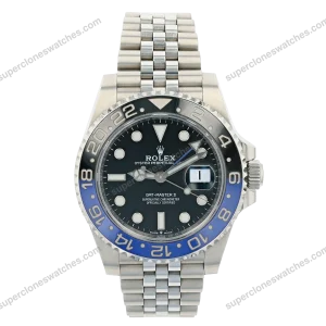 Super-Clone-Rolex-GMT-Master-II-Black-Dial-126710BLNR-Batgirl-1