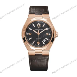 Super-Clone-Vacheron-Constantin-Overseas-Rose-Gold-Black-Dial-Number-Roman-42mm-1