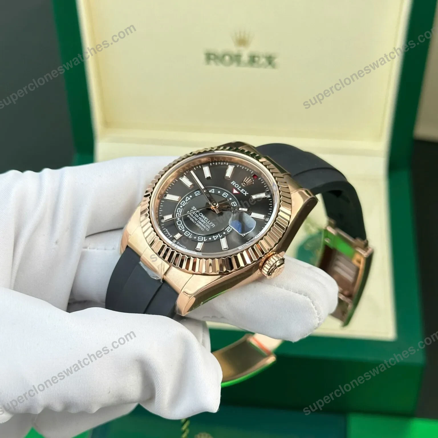Super-Clone-Rolex-Sky-Dweller-Slate-Dial-336235-5