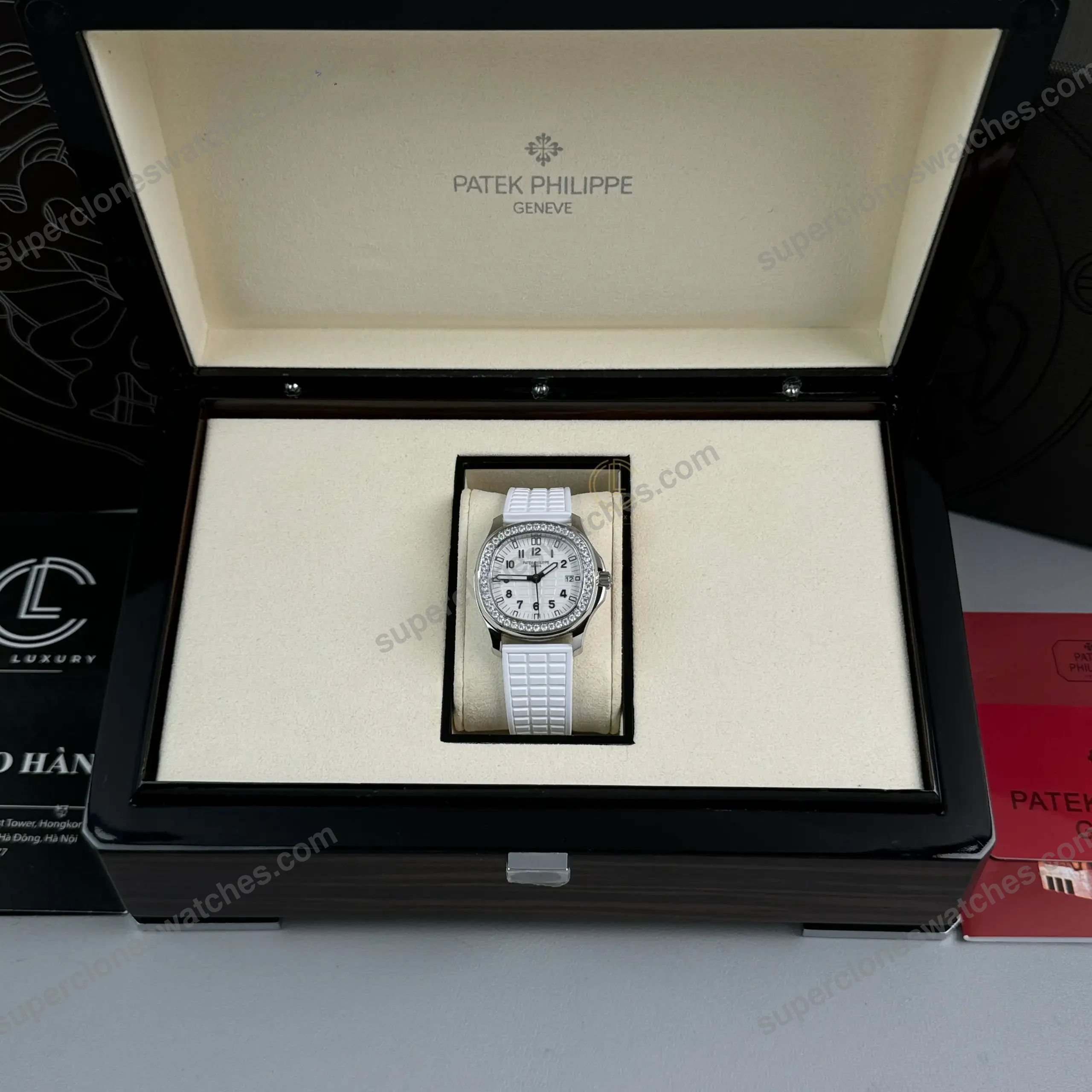 Super-Clone-Patek-Philippe-Aquanaut-5067A-025-35.6mm-White-Dial-Diamond-Bezel-Mo-5