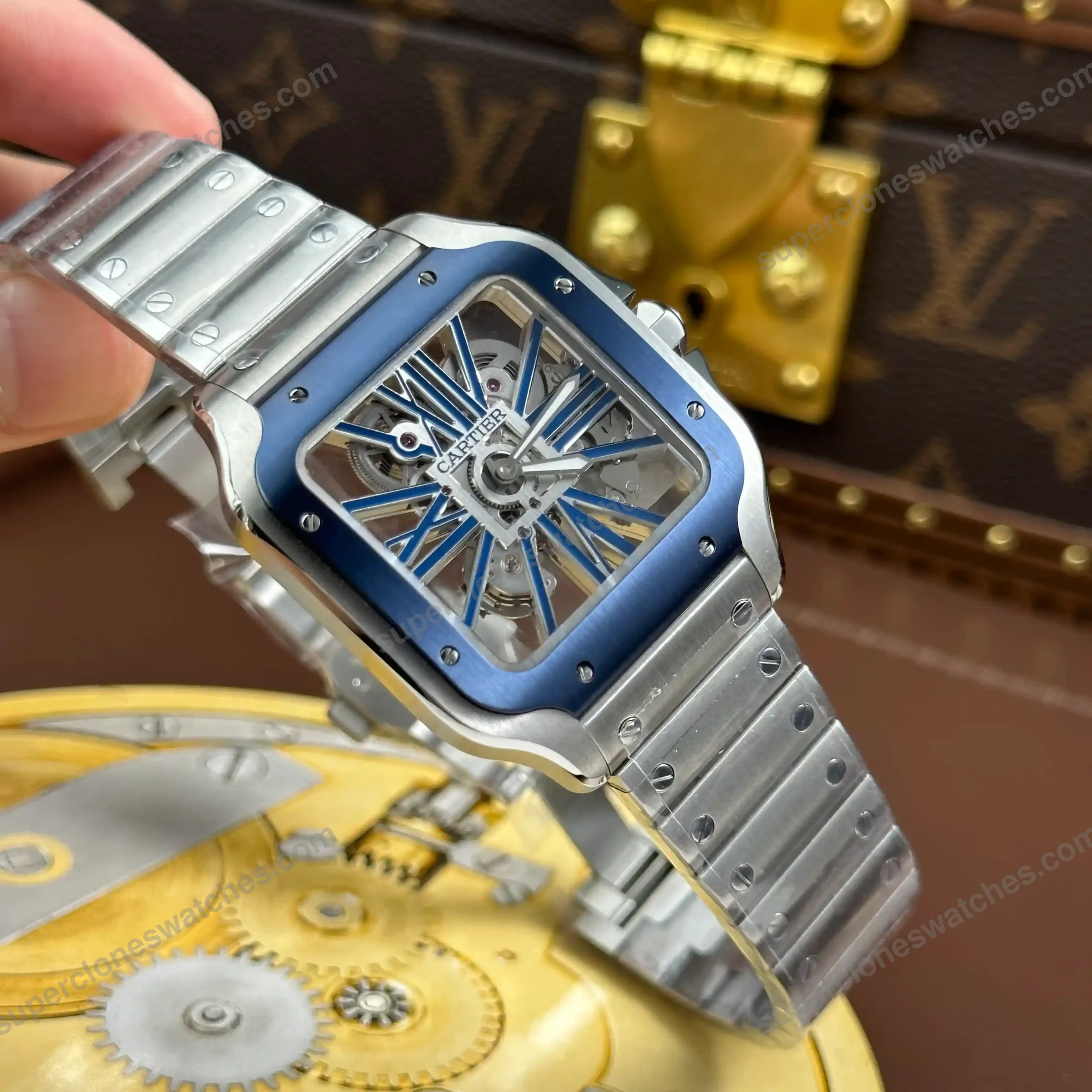 Super-Clone-Cartier-Santos-Large-Skeleton-WHSA0026-39mm-3