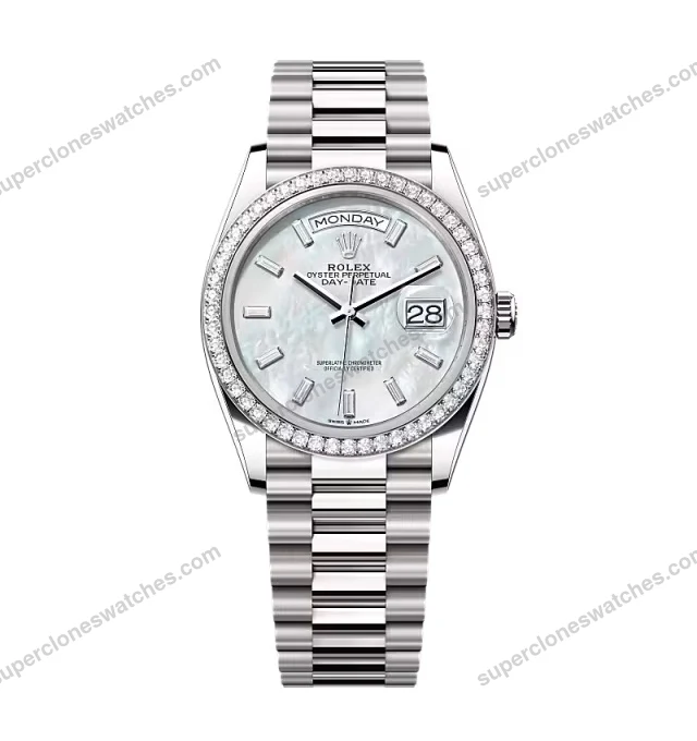 Super-Clone-Rolex-Day-Date-White-Mother-of-Pearl-Diamond-Dial-128349rbr-0049-36-1