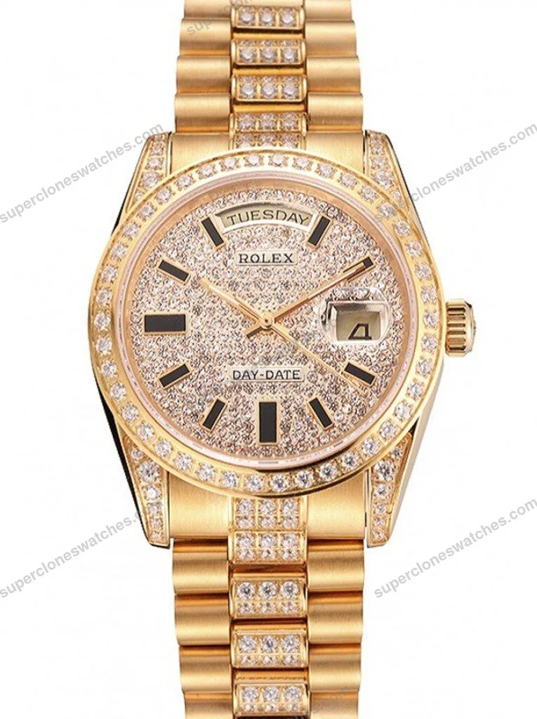 Super-Clone-Rolex-Day-Date-White-Dial-REP016825-36-mm-1