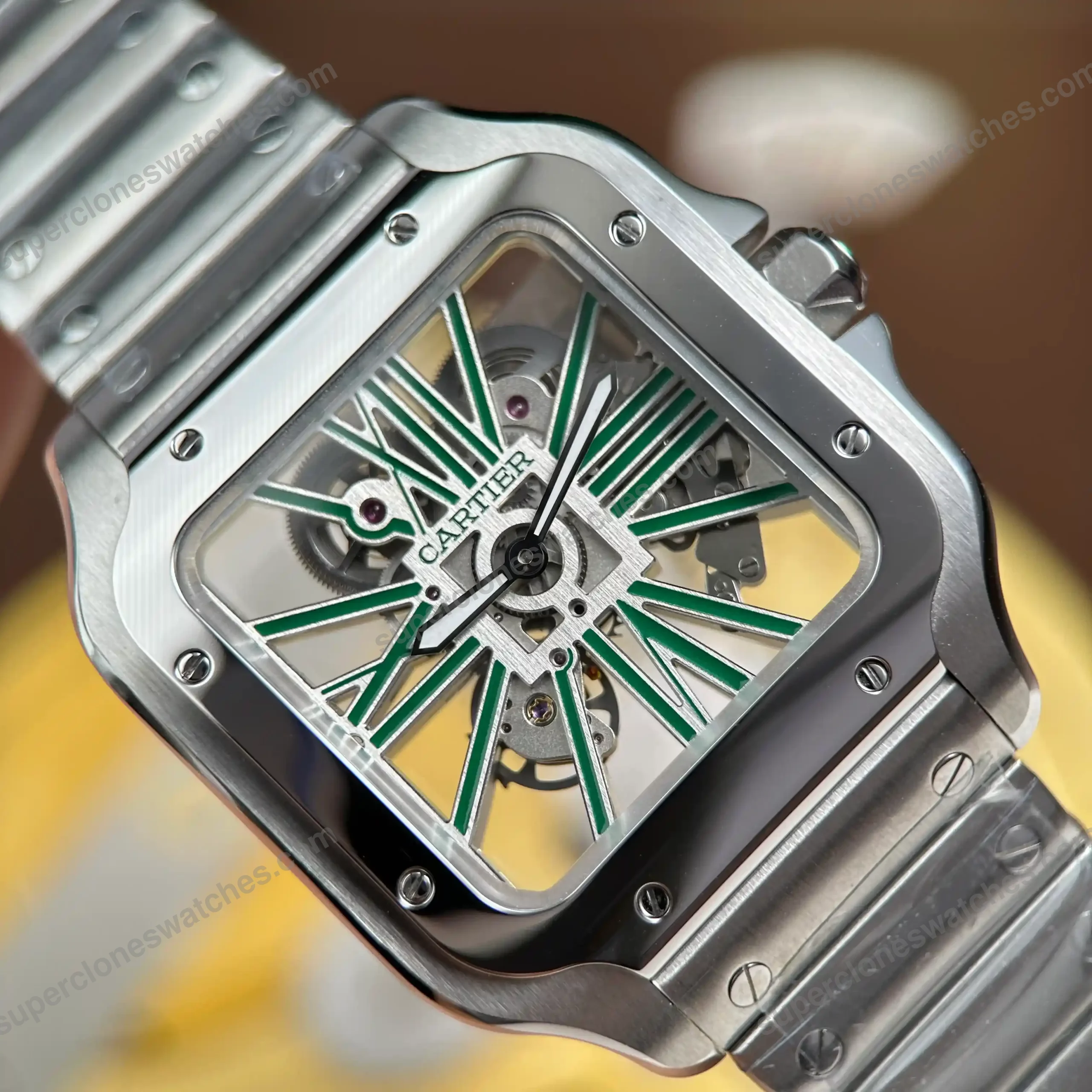 Super-Clone-Cartier-Santos-Large-Skeleton-WHSA0028-39mm-5